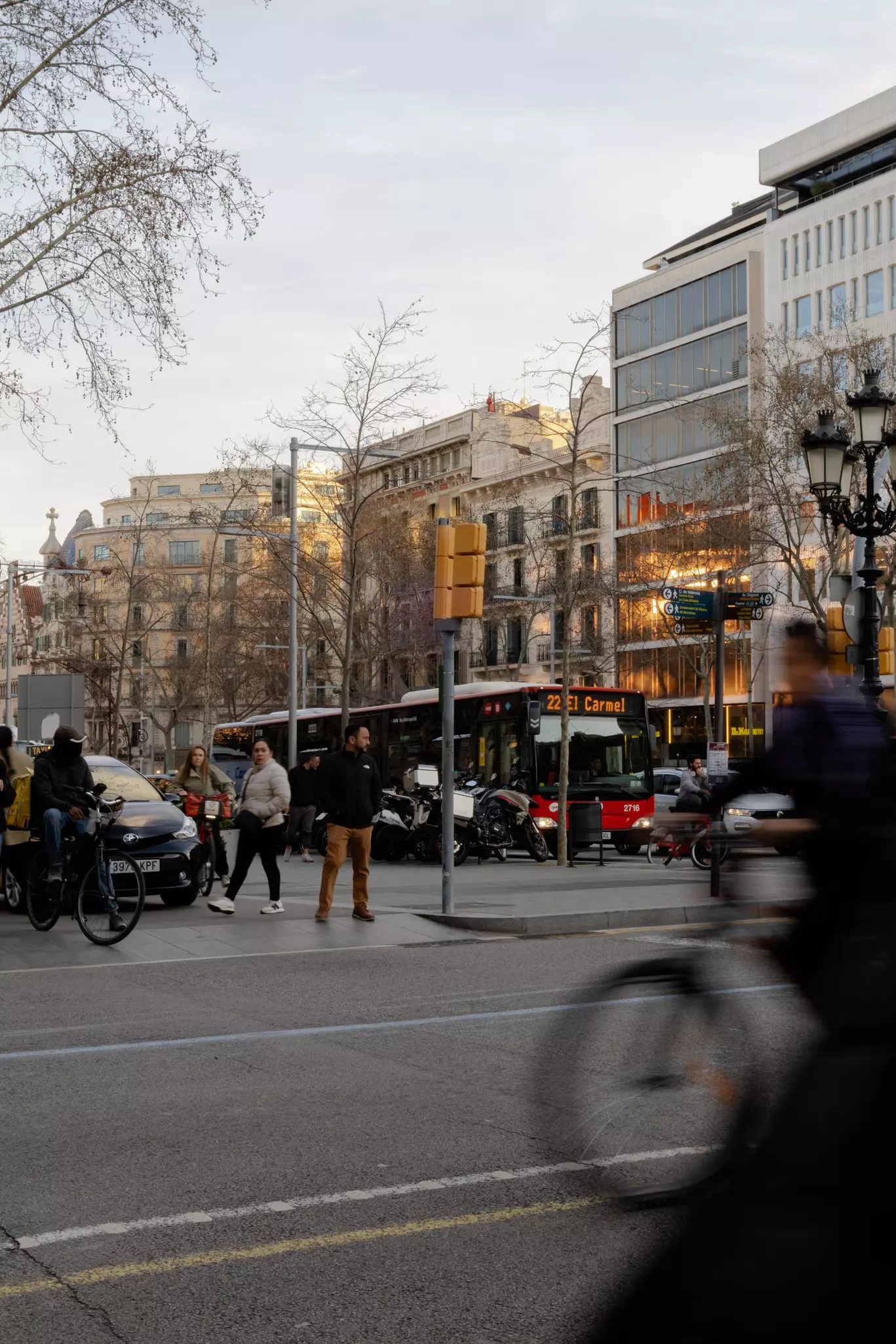Northern Spain with LP Journeys, March 2026
Day 1: Barcelona
Gaudi’s Casa Batlló, and Casa Amatller by Josep Puig i Cadafalch, located in the Eixample district of Barcelona on the Passeig de Gràcia