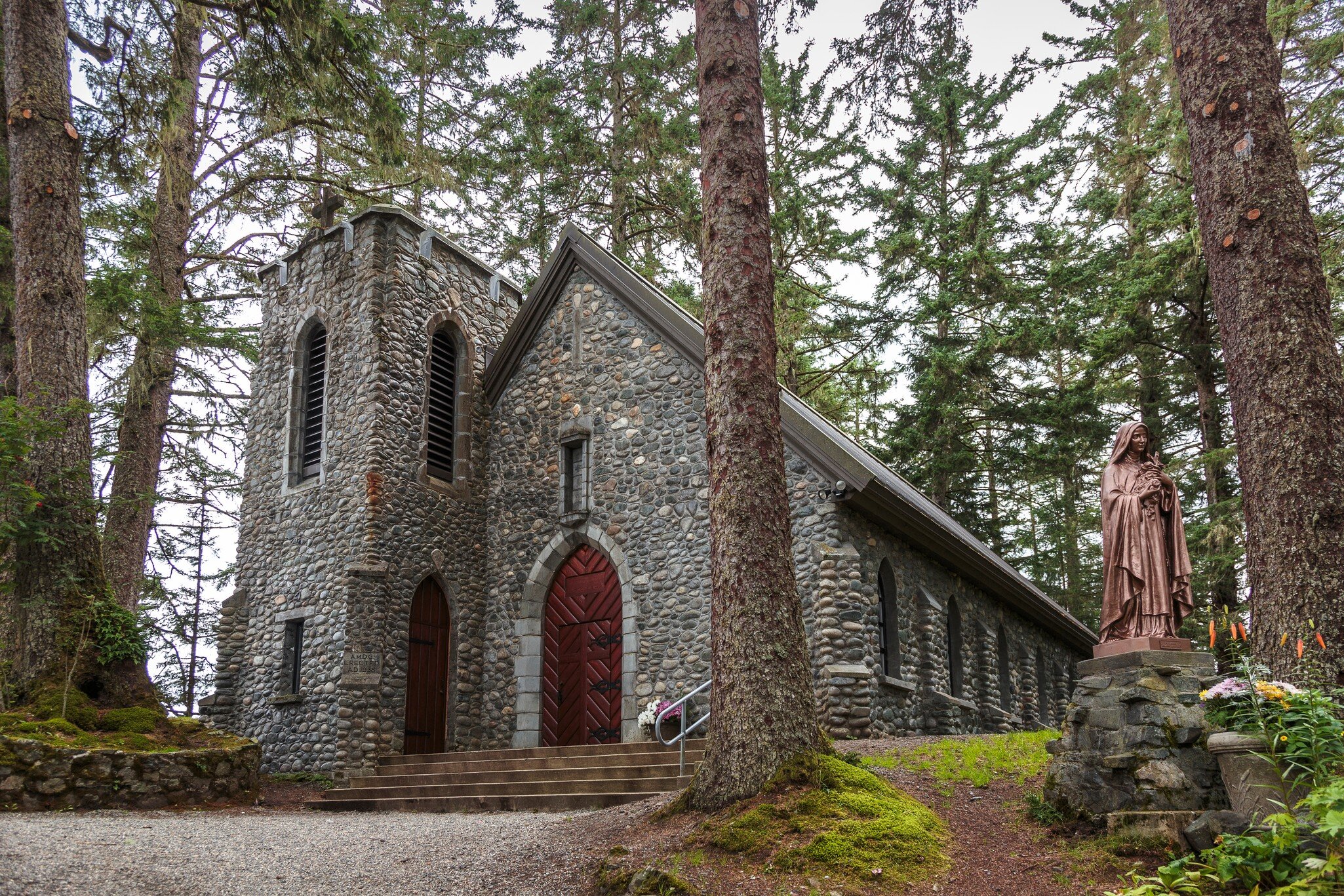 September 08 2018 Juneau Alaska. Sainte Therese church near Juneau Alaska; Shutterstock ID 1207023874;