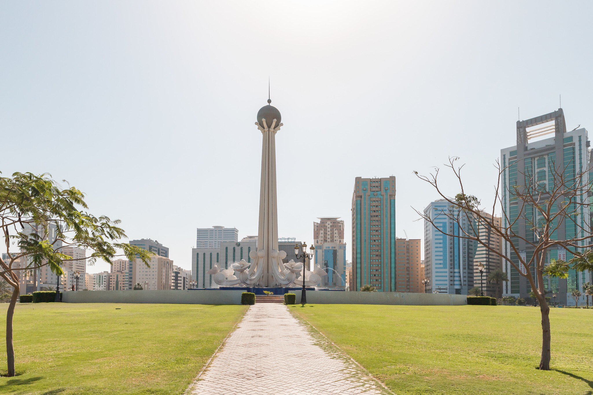 GettyImages-1495776061.jpg
The Al Ittihad Monument at the Al Ittihad Park in Sharjah city, United Arab Emirates
