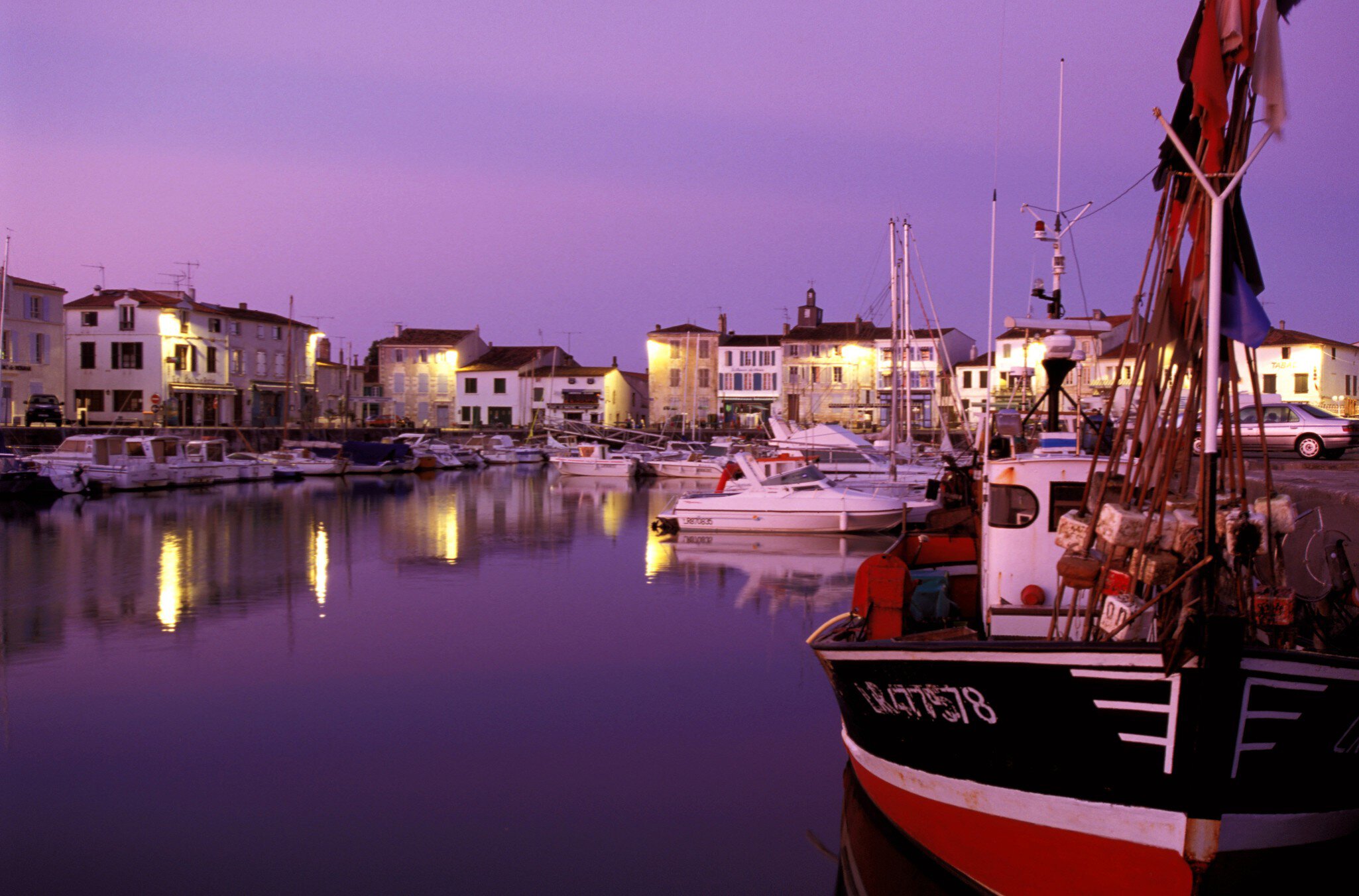 Boats in a marina, Ile de Re, France