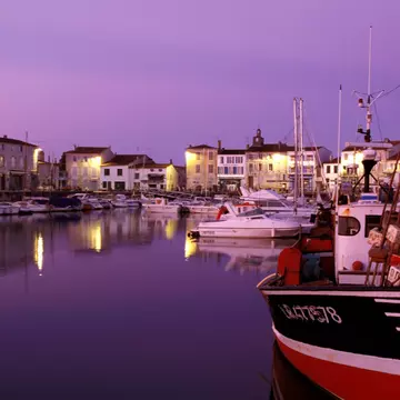 Boats in a marina, Ile de Re, France