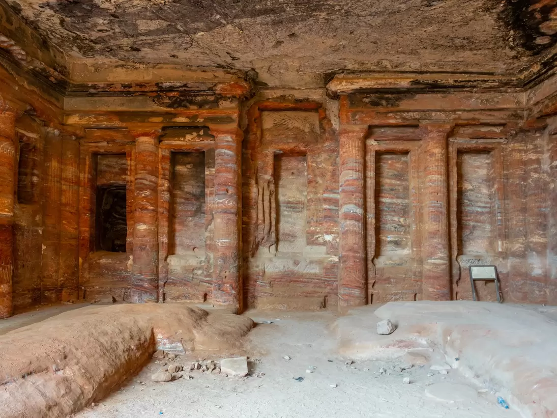 Garden tomb and triclinium at Petra, Jordan