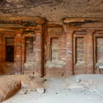 Garden tomb and triclinium at Petra, Jordan