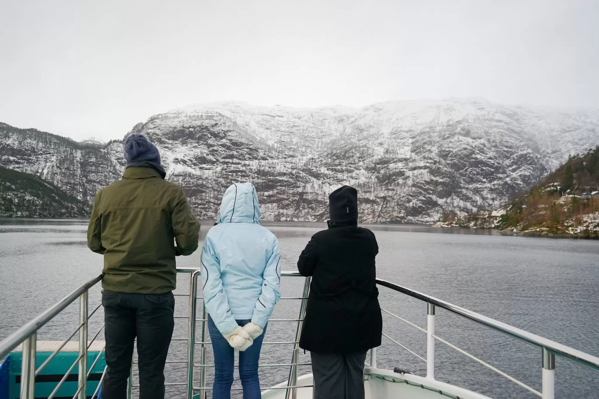 Bergen, Norway - 27 November 2017. Tourist Fjord cruise from Bergen to Mostraumen, License Type: media, Download Time: 2025-02-04T22:18:27.000Z, User: claramonitto, Editorial: true, purchase_order: 56530 - Guidebooks, job: Global Publishing-WIP, client: Pocket Copenhagen 7, other: Clara Monitto