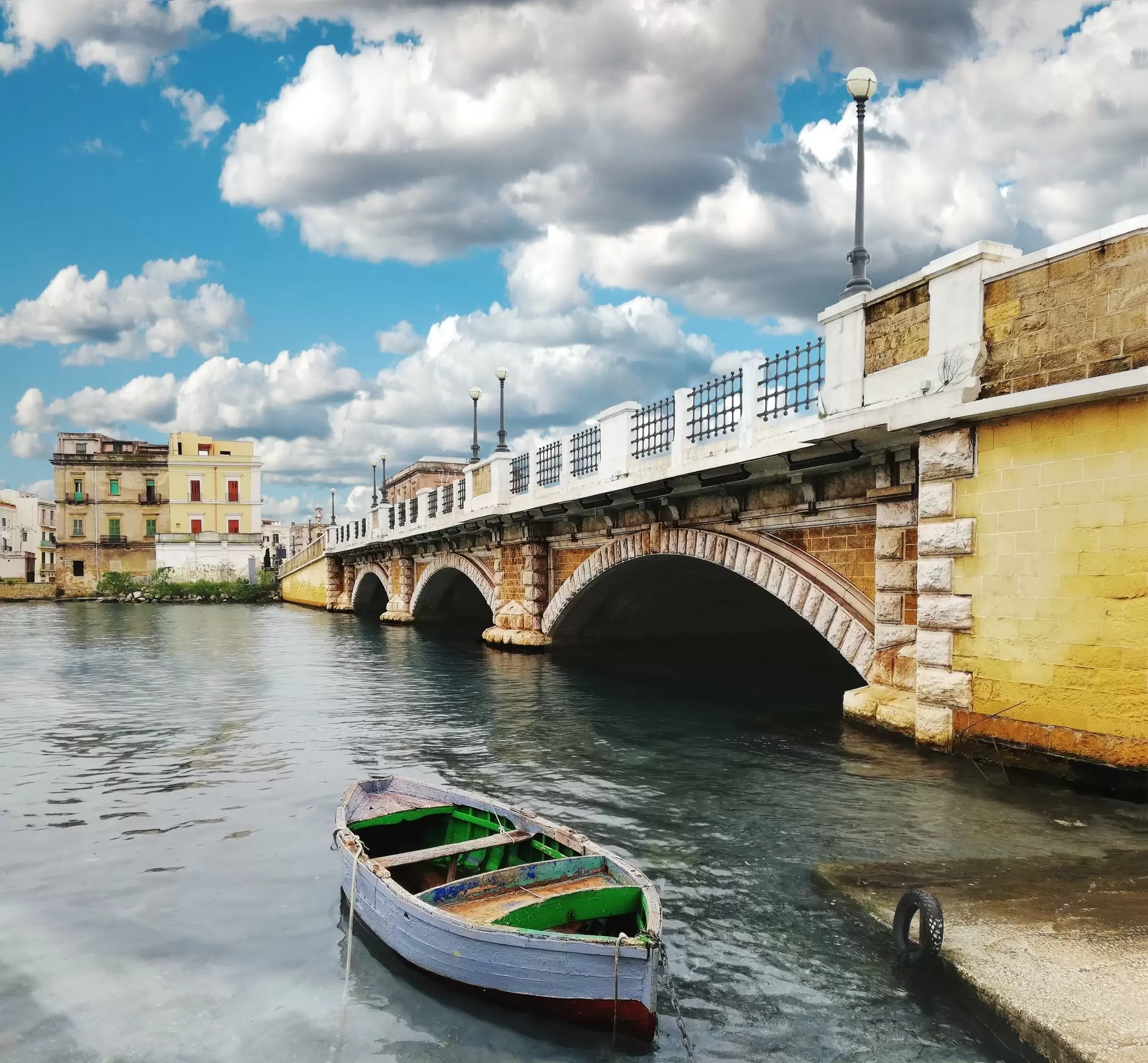 The town of Taranto in southern Italy