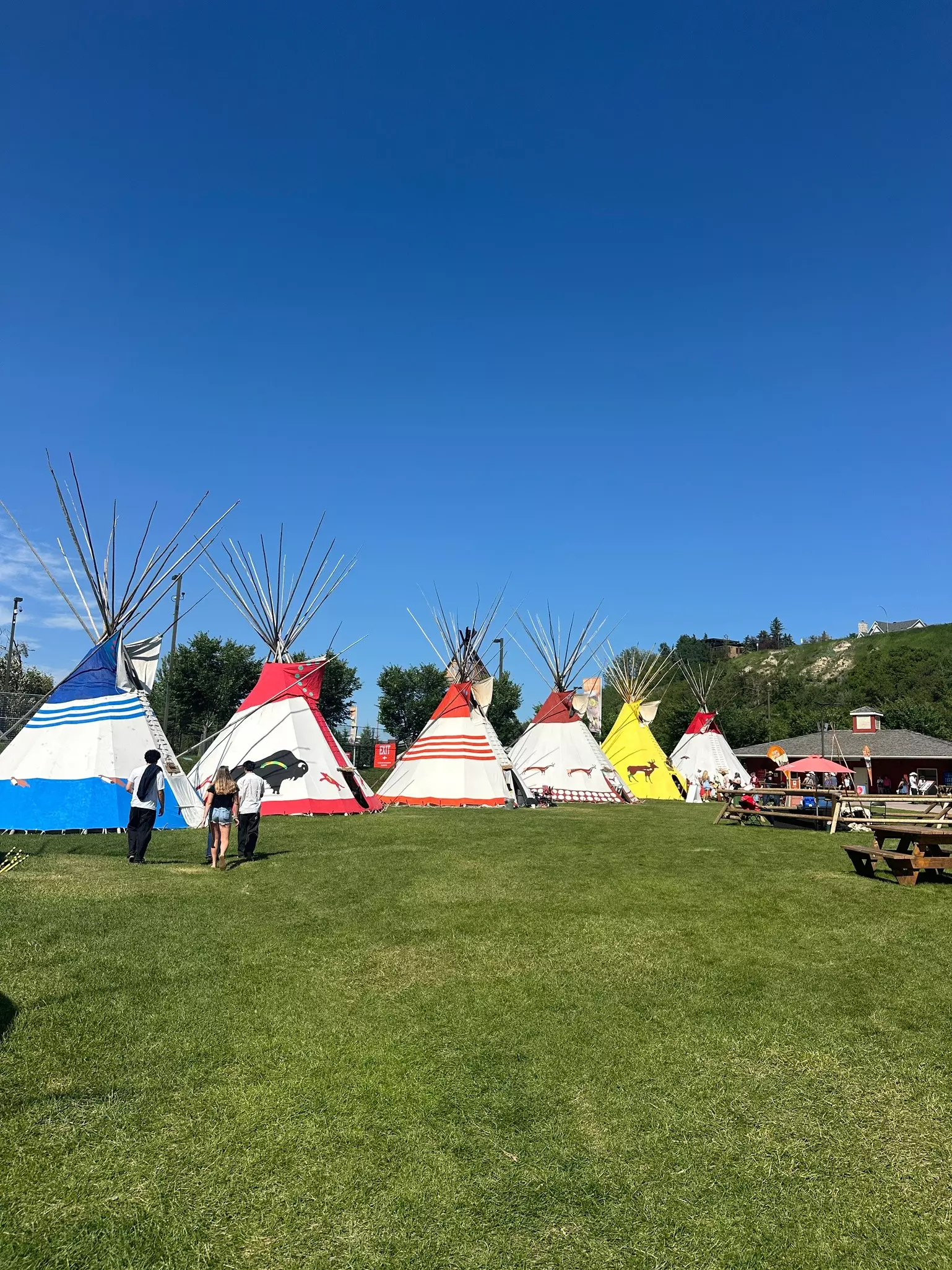Calgary Stampede Elbow River Camp tipis July 2026