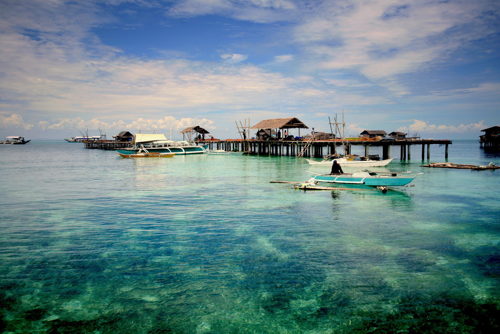 Clear waters