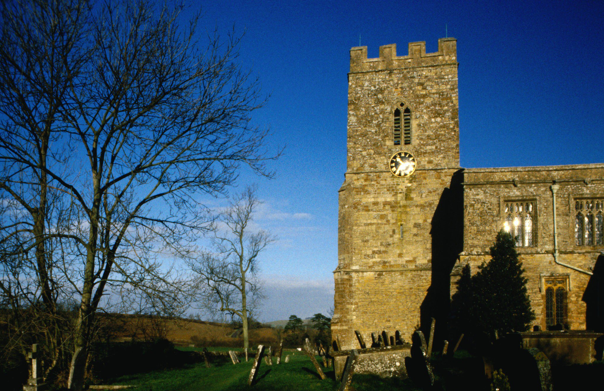 Whichford Church in the Cotswolds near Long Compton - England