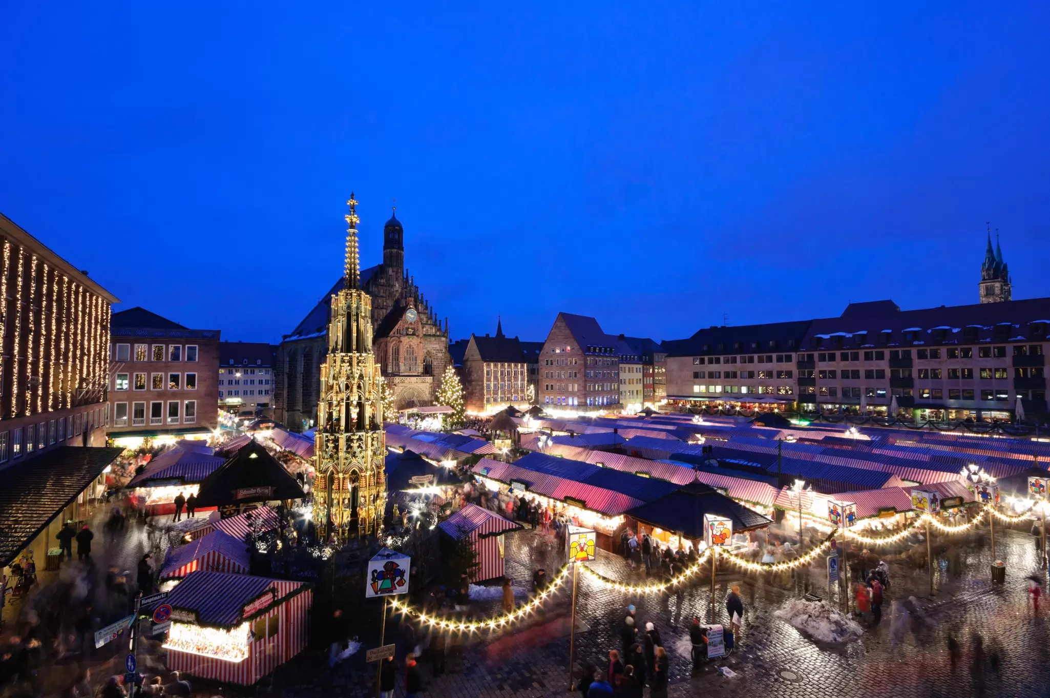 Nuremberg's traditional Christmas market, Germany
