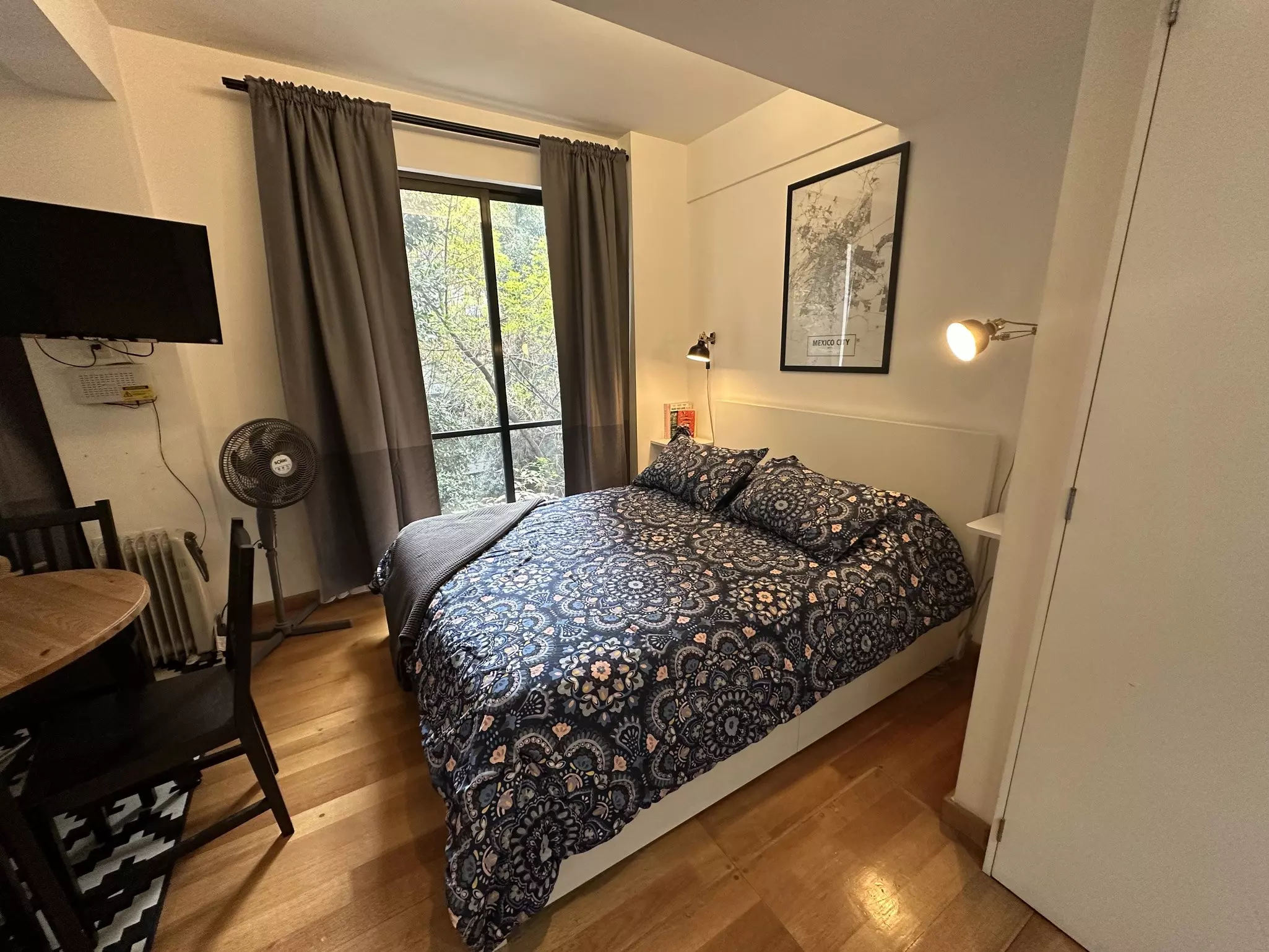 My apartment sleeping area in Mexico City. © Melissa Yeager/Lonely Planet