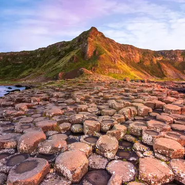 The Giant's Causeway is the most famous mythical site on the island of Ireland. joe daniel price / Getty Images