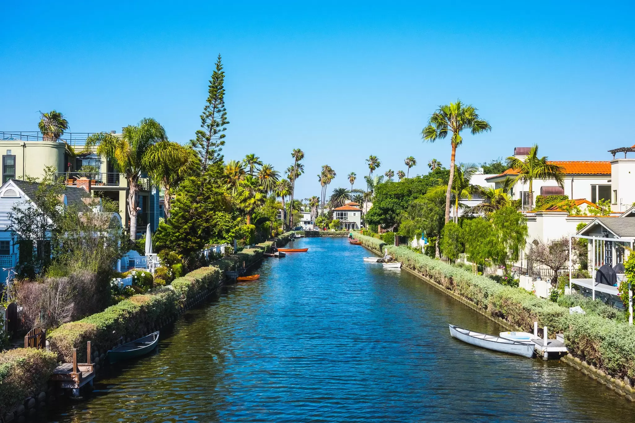 The Venice Canals were first created in 1905. deimagine / Getty Images