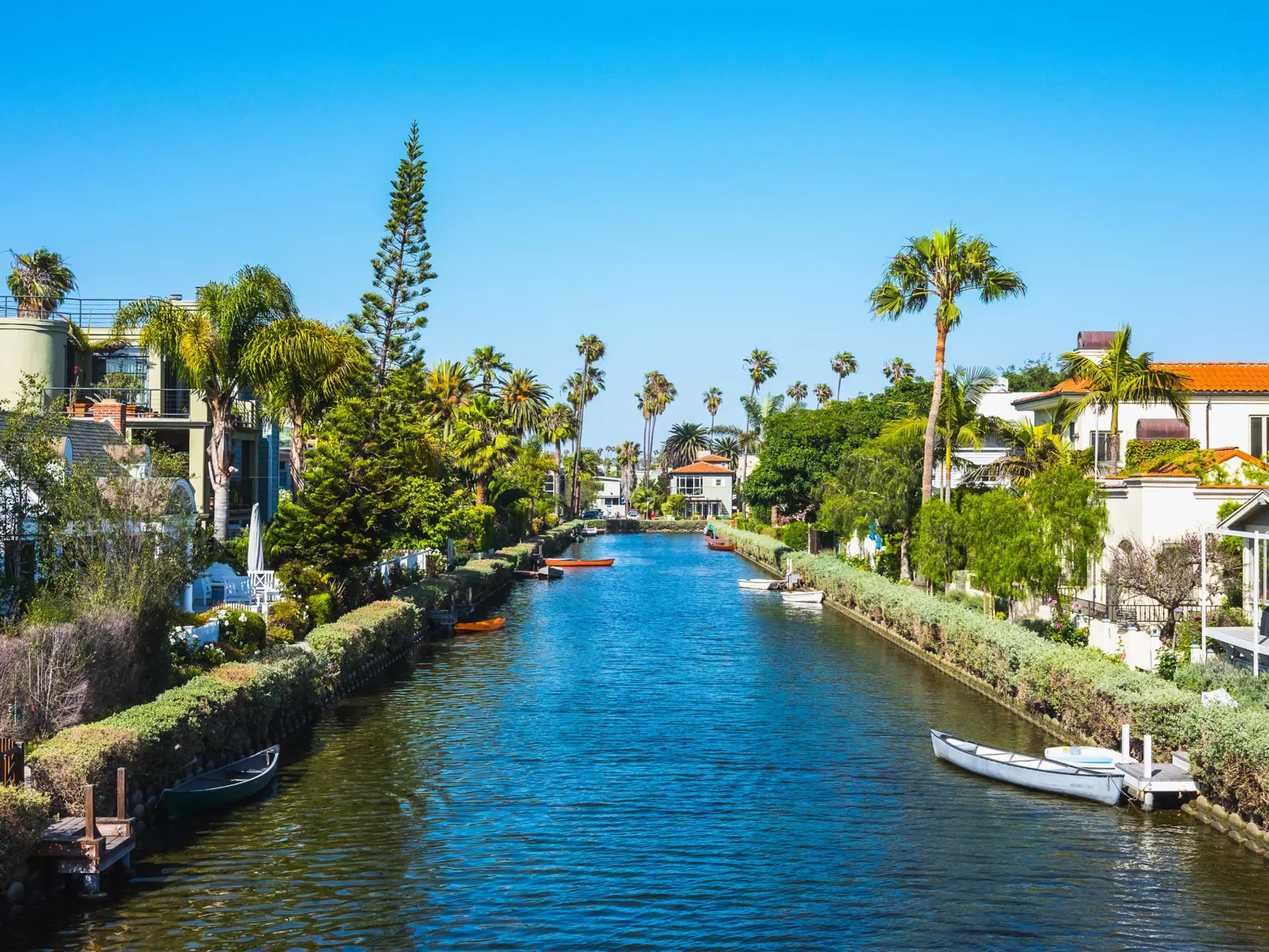 The Venice Canals were first created in 1905. deimagine / Getty Images