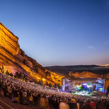 Red Rocks Park & Amphitheatre is one of America's most iconic venues. John P Kelly/Getty Images