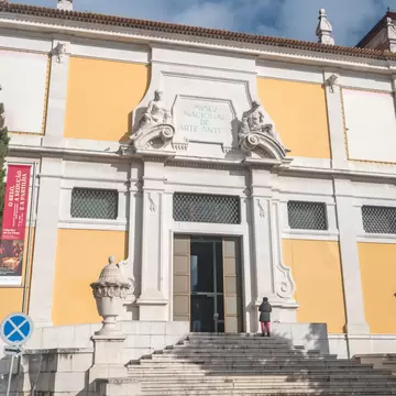Lisbon, Portugal - December 4, 2022: National Museum of Ancient Art, Portuguese national art museum.