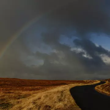 Lonely Planet Journeys - NC500
Lonely Planet, NC500, Ormerod, Robert Ormerod, Scotland, UK
Rainbows on The Mhoine, a peninsula in the north of Sutherland on the NC500 in the Highlands, Scotland