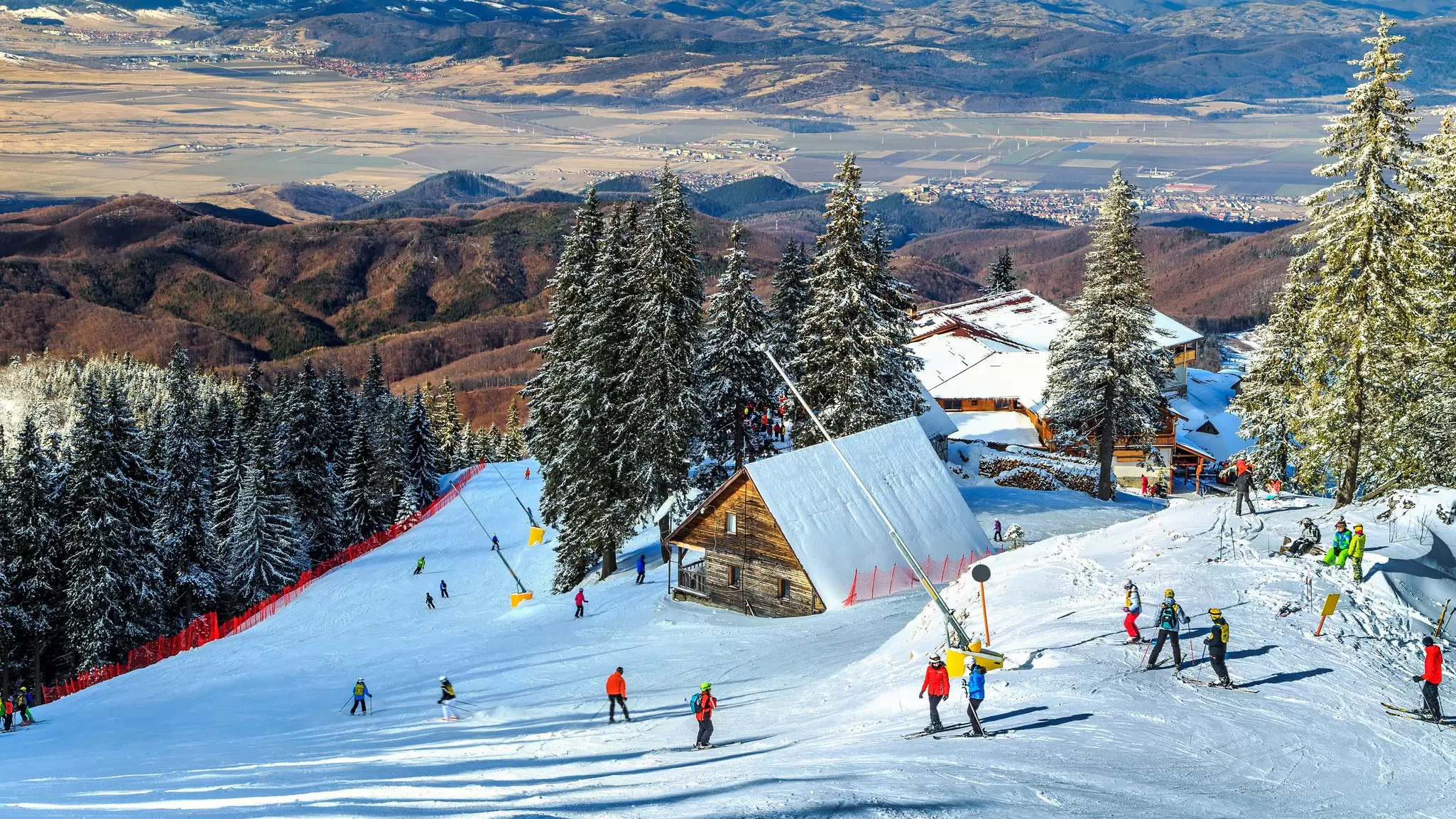 From the ski slopes of the Carpathian Mountains to the beaches of the Black Sea, there's plenty to do in Romania. Gaspar Janos/Shutterstock 