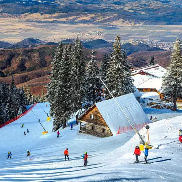 From the ski slopes of the Carpathian Mountains to the beaches of the Black Sea, there's plenty to do in Romania. Gaspar Janos/Shutterstock 