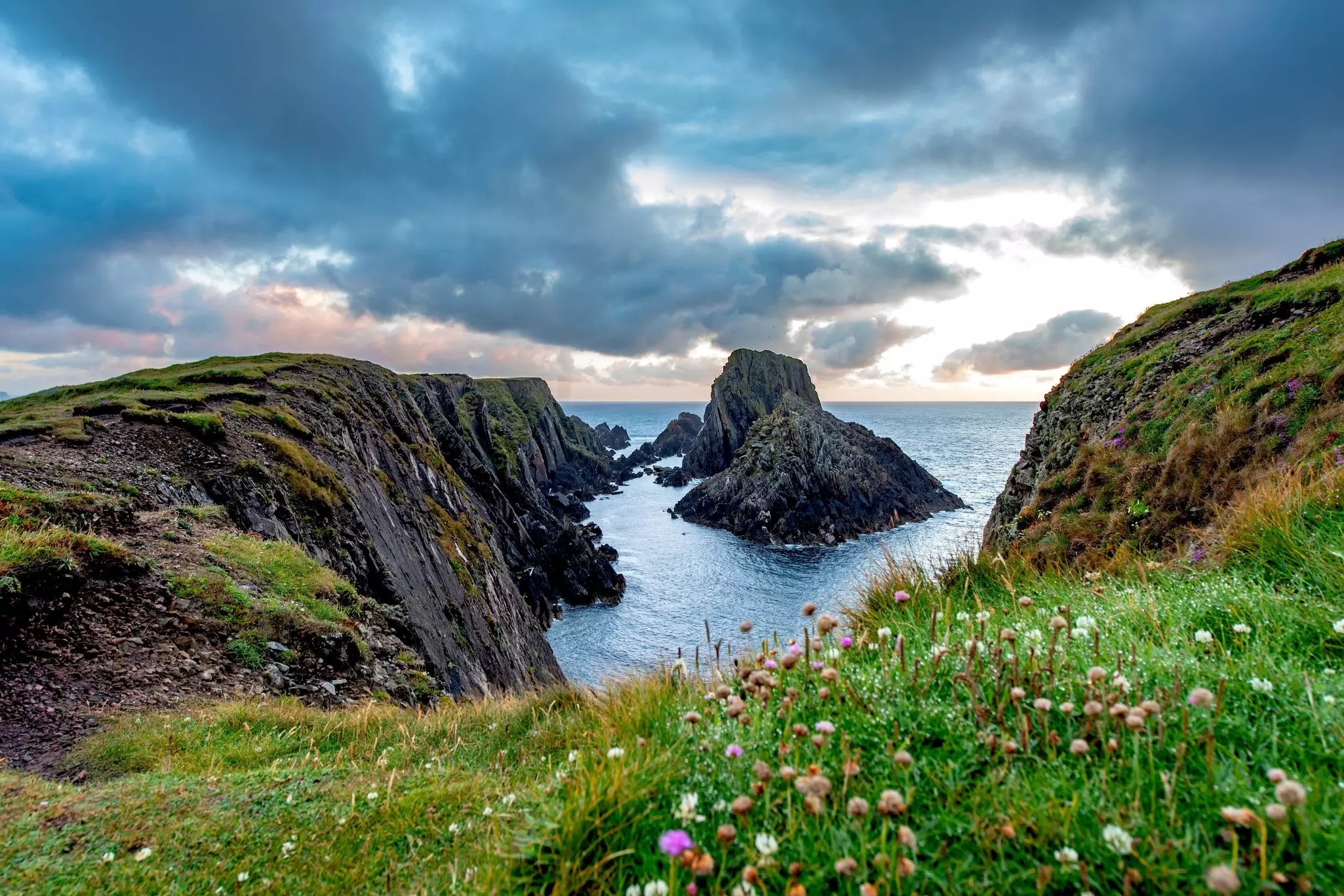 Malin Head Cliffs in County Donegal