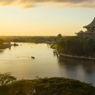 Sarawak river in Kuching