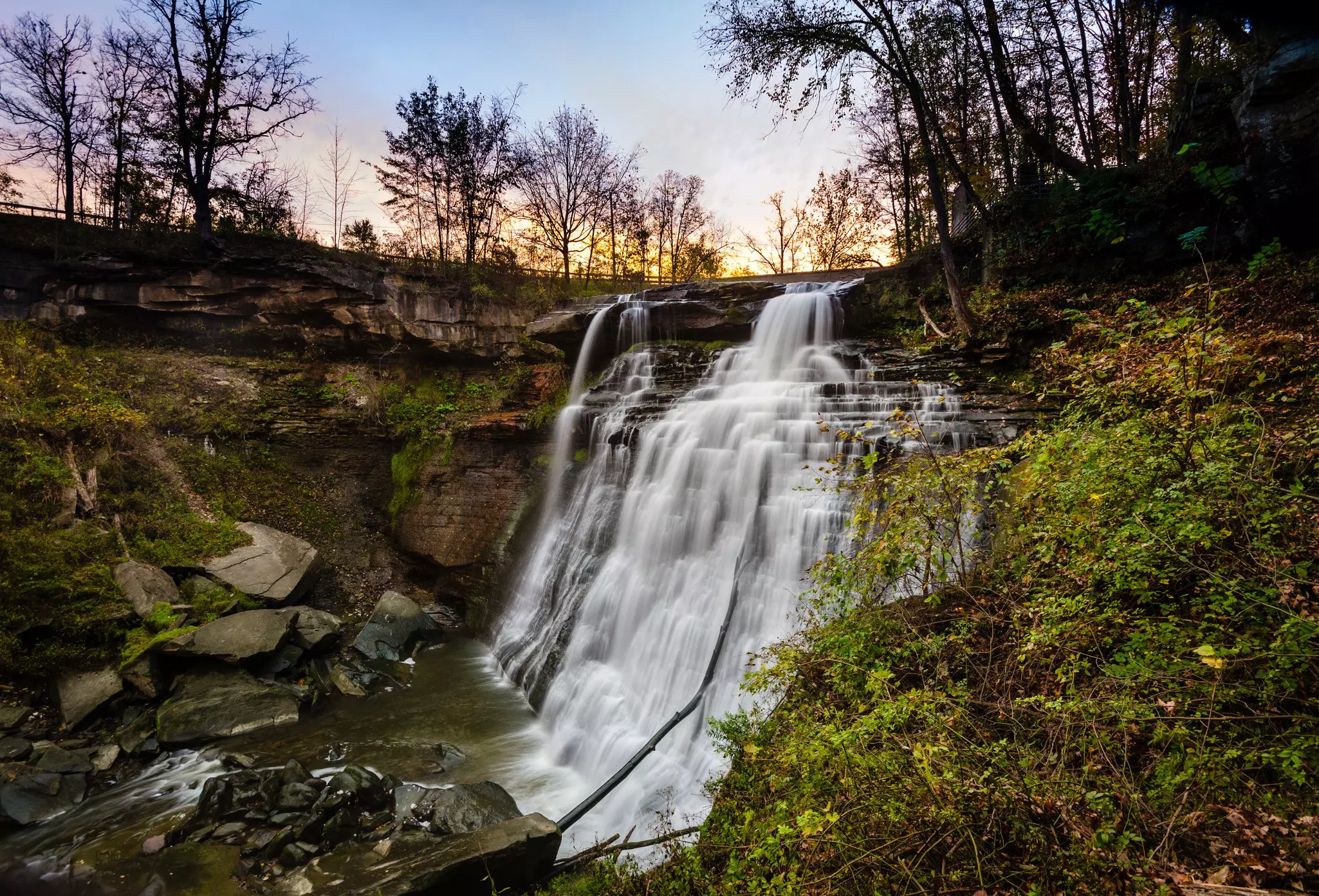 Once a former dump and Super Fund site, Cuyahoga National Park is now a remarkable comeback story in addition to a bucolic natural setting. Kat Clay / Getty Images