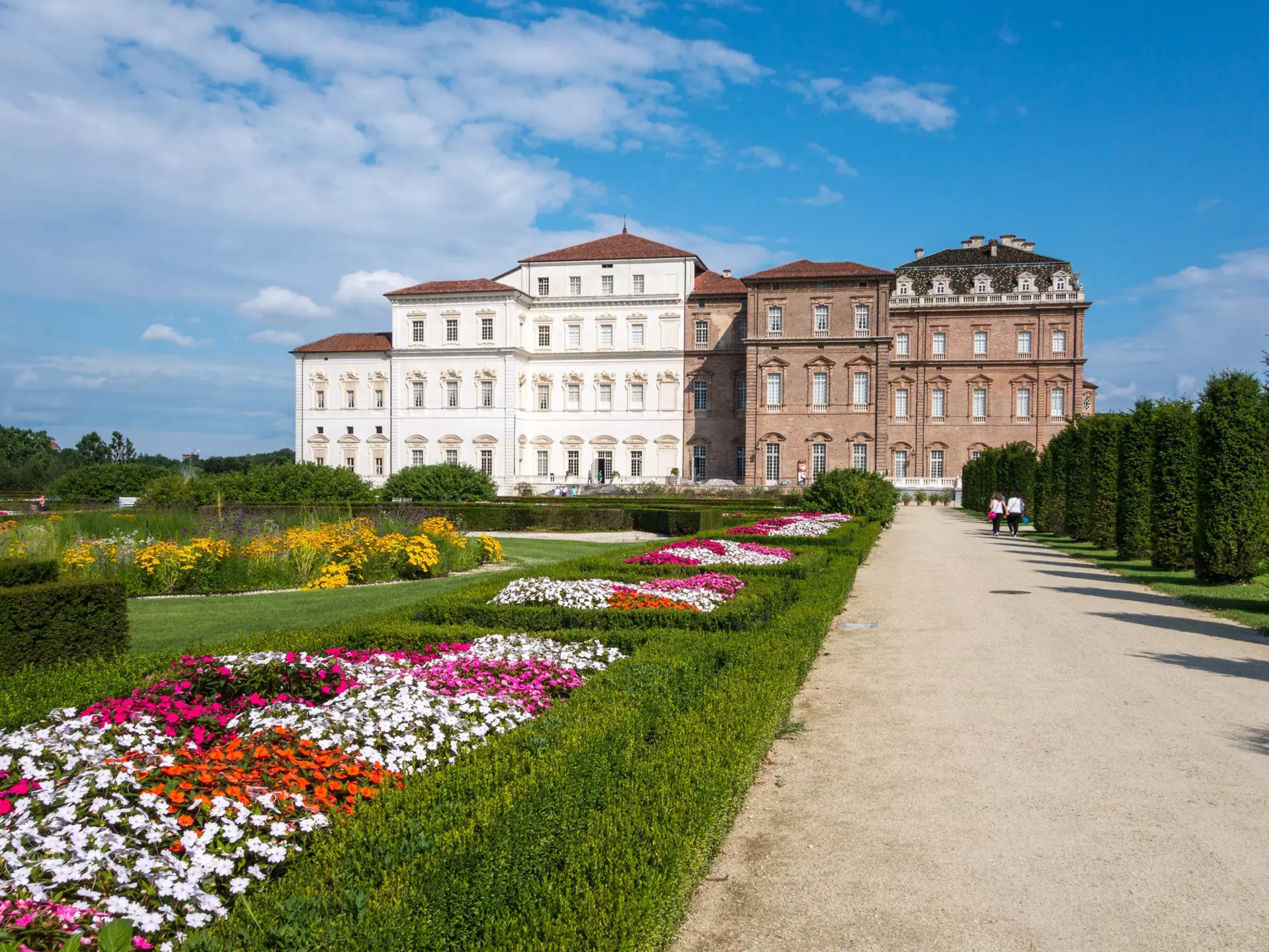 Gardens of the Palace of Venaria, the residence of the Royal House of Savoy