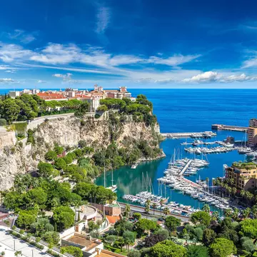 Monaco has some priceless views that look out across the Mediterranean Sea. S-F / Shutterstock