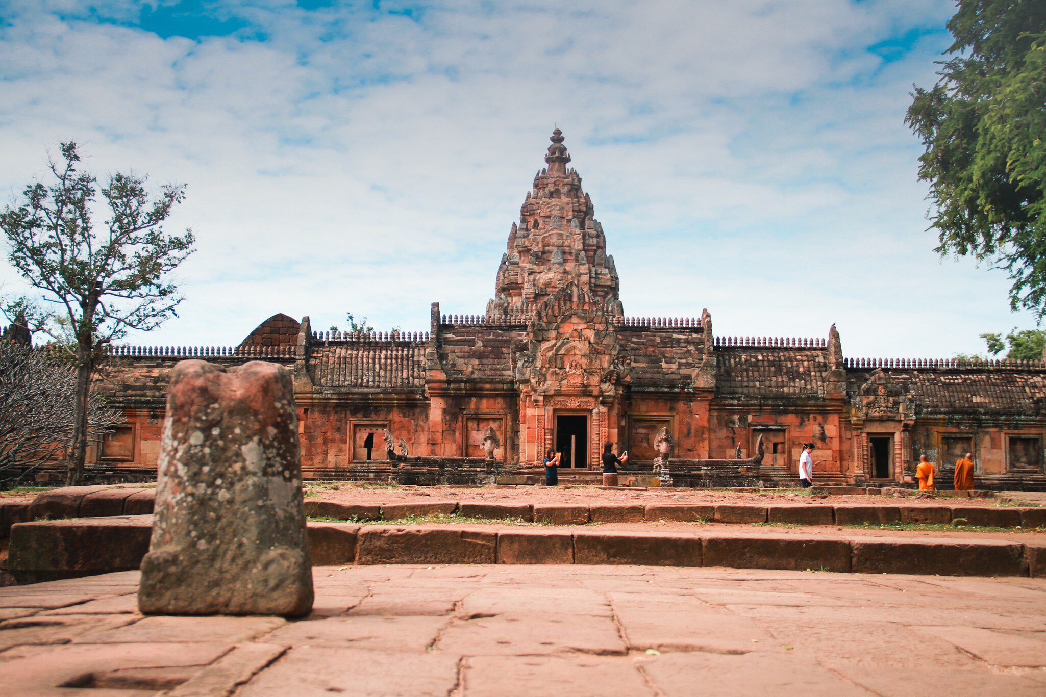 Buriram,Thailand - November 18,2012 : tourists visit the Prasat Phanom Rung Historical Park, Prasat Hin Phanom Rung, is a Khmer temple complex set on the rim of an extinct volcano at 402 metres elevat; Shutterstock ID 1026566503;