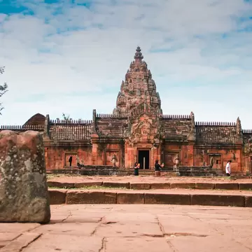 Buriram,Thailand - November 18,2012 : tourists visit the Prasat Phanom Rung Historical Park, Prasat Hin Phanom Rung, is a Khmer temple complex set on the rim of an extinct volcano at 402 metres elevat; Shutterstock ID 1026566503;