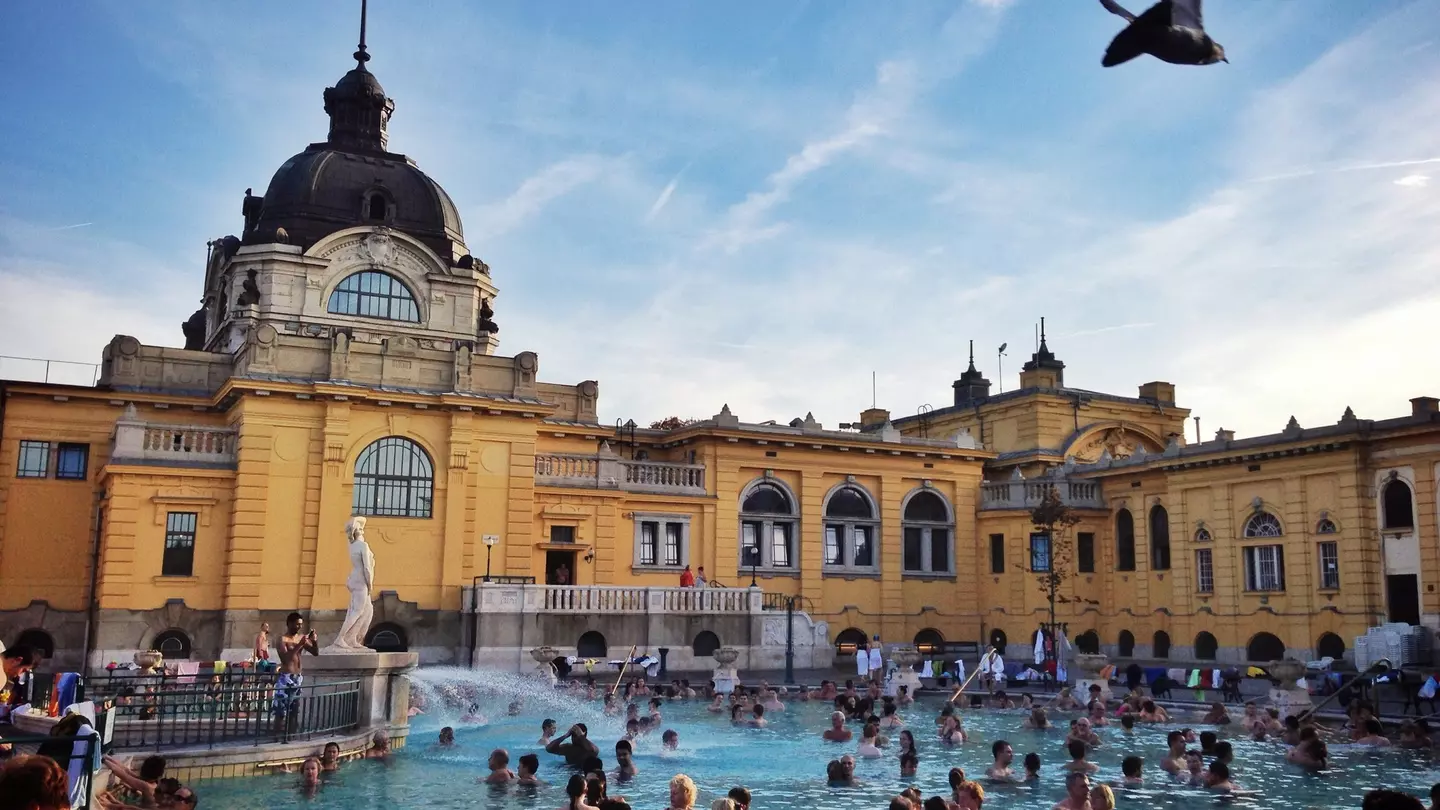 Enjoy one of Budapest's many thermal baths for a relaxing afternoon. Li Kim Goh / Getty Images