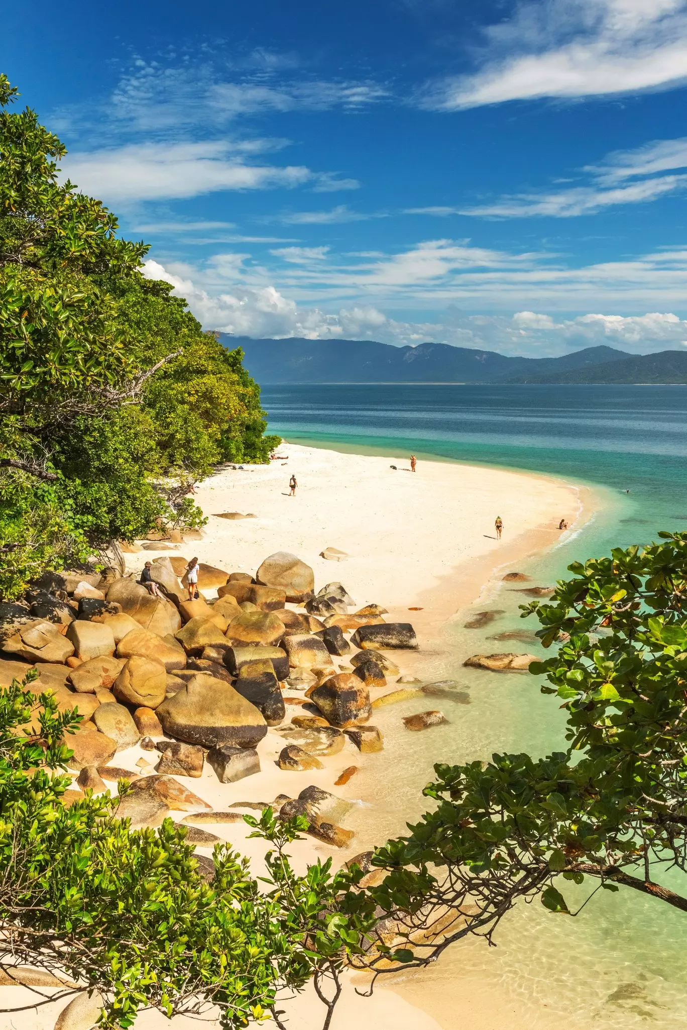 Nudey Beach on Fitzroy Island, southeast of Cairns, Queensland, Australia.