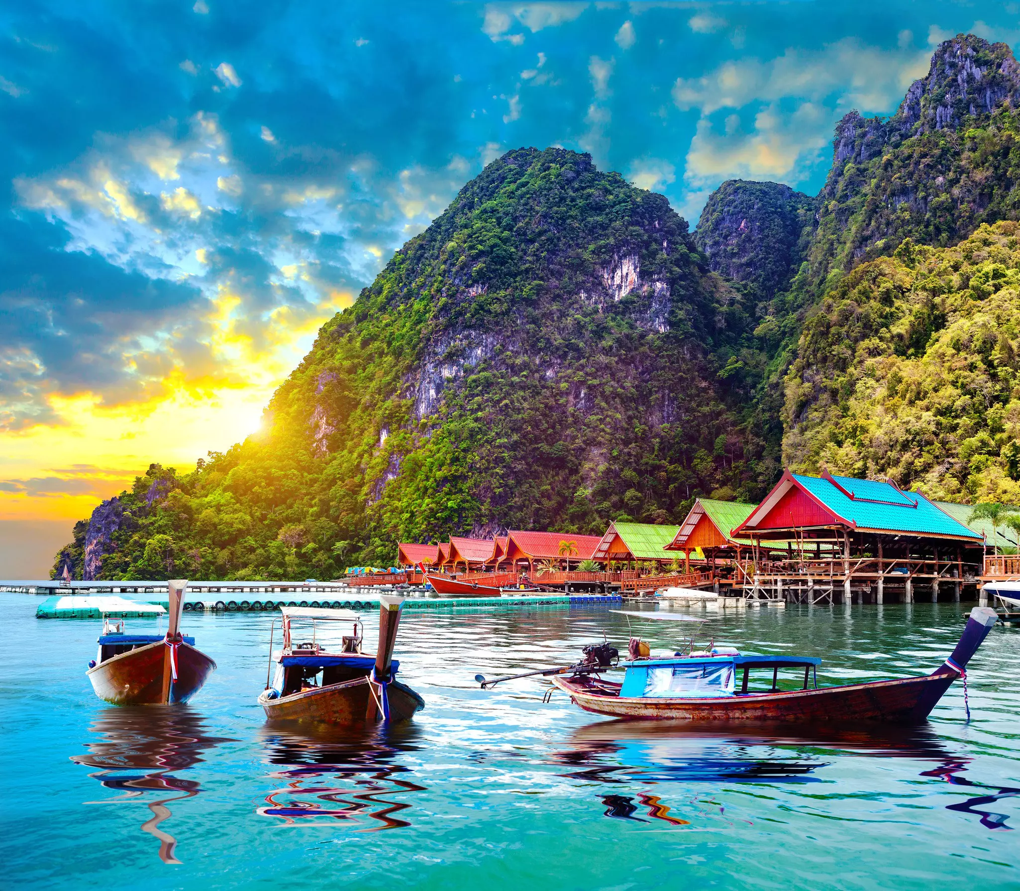 Scenic Phuket landscape.