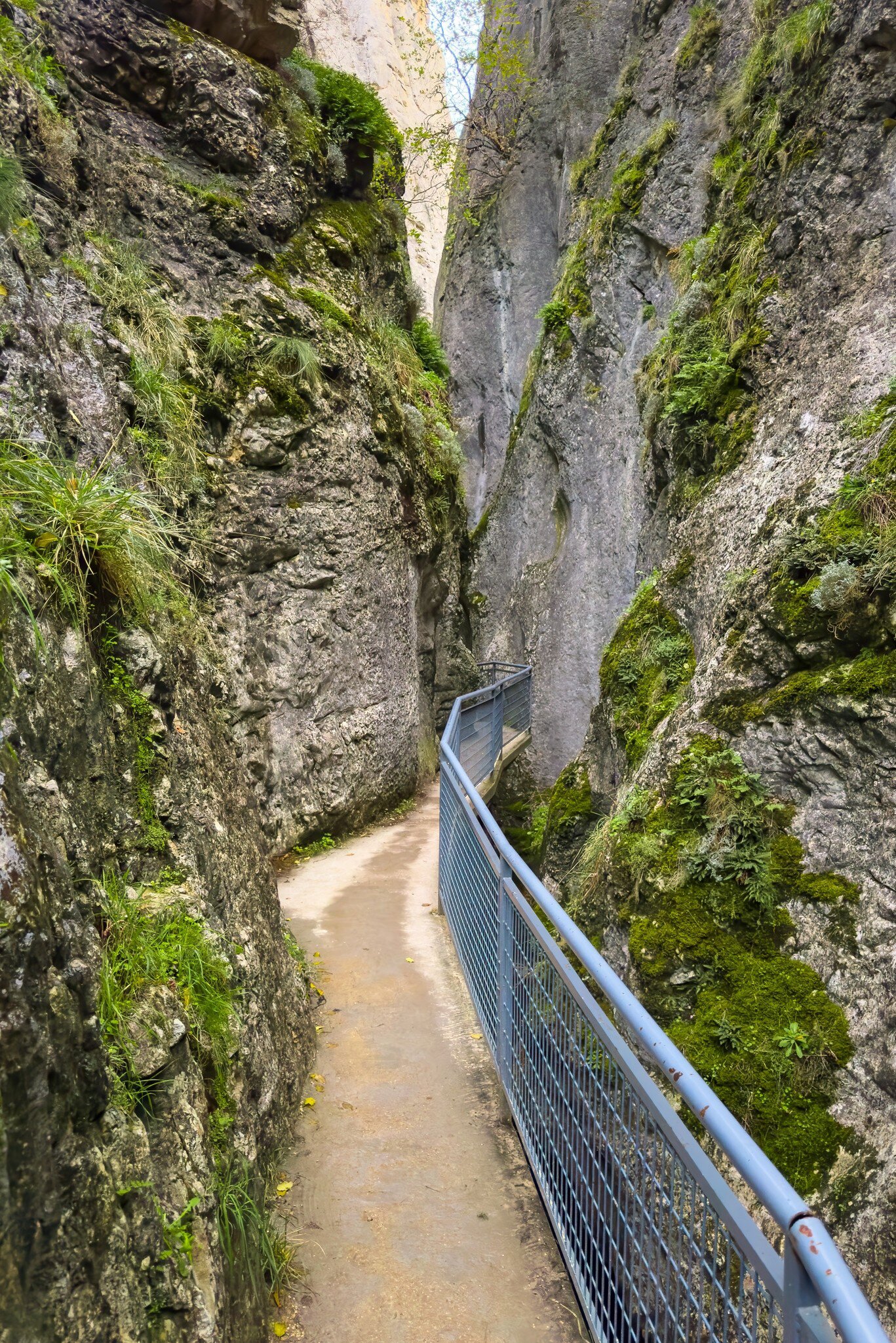 View of the Desfiladero de La Yecla (Yecla Gorge) in Spain.
