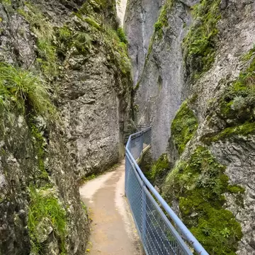 View of the Desfiladero de La Yecla (Yecla Gorge) in Spain.