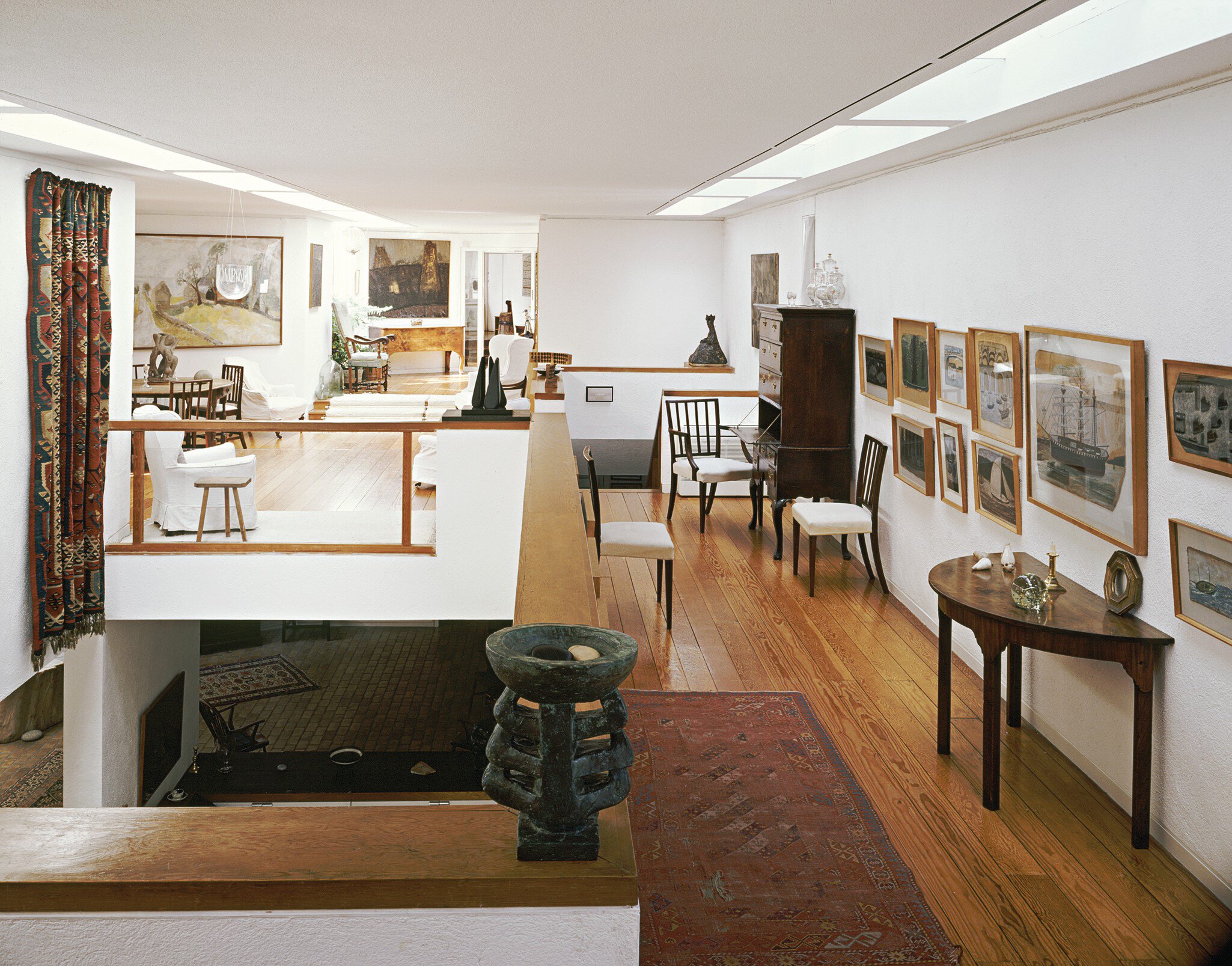 M35DP5 Kettle's Yard, Cambridge, re-opens to the public with a newly-built extension by Jamie Fobert Architects. A wall of Alfred Wallis paintings in the old