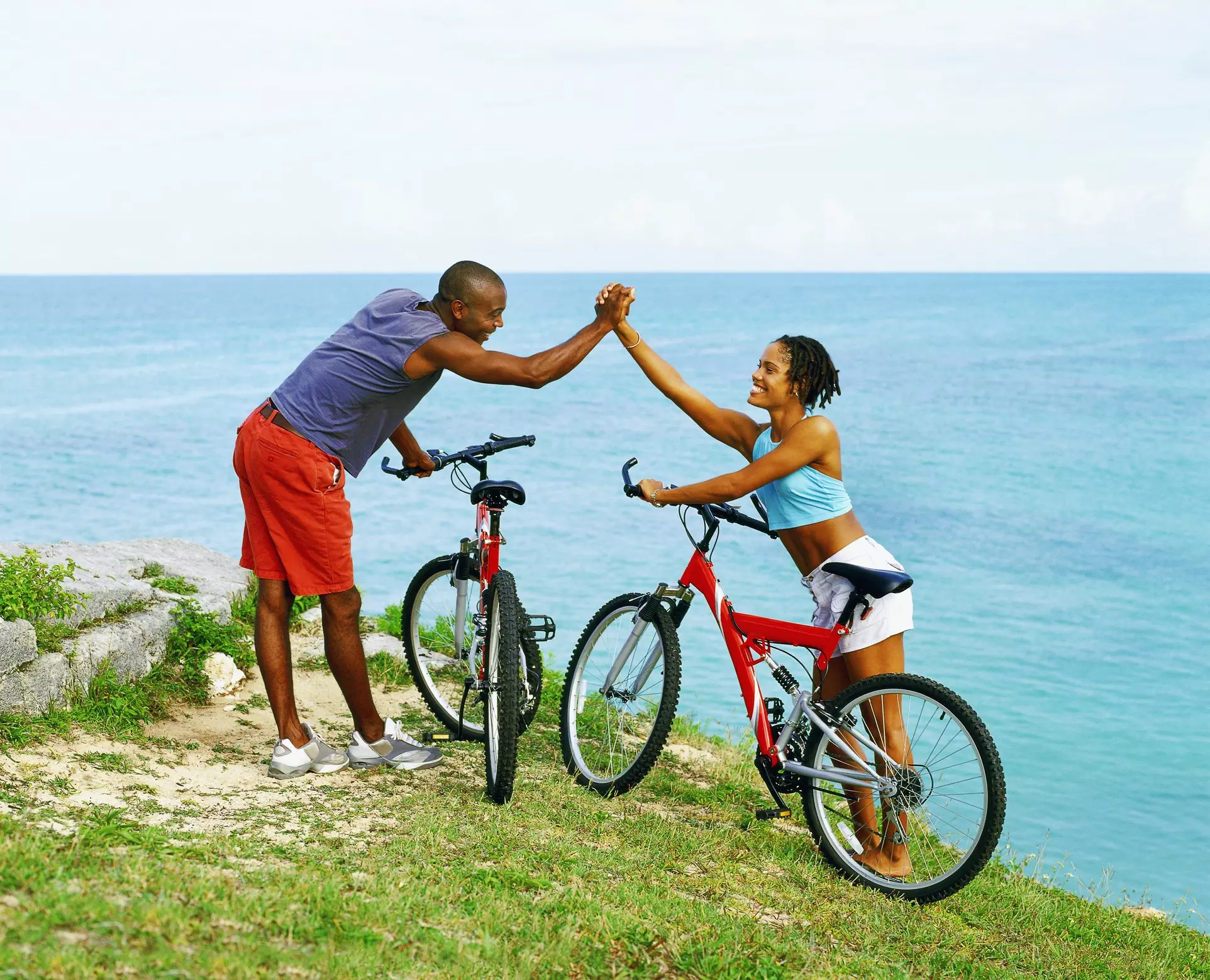 Be sure to drink lots of water if you bike around Bermuda © Glowimages / Getty Images