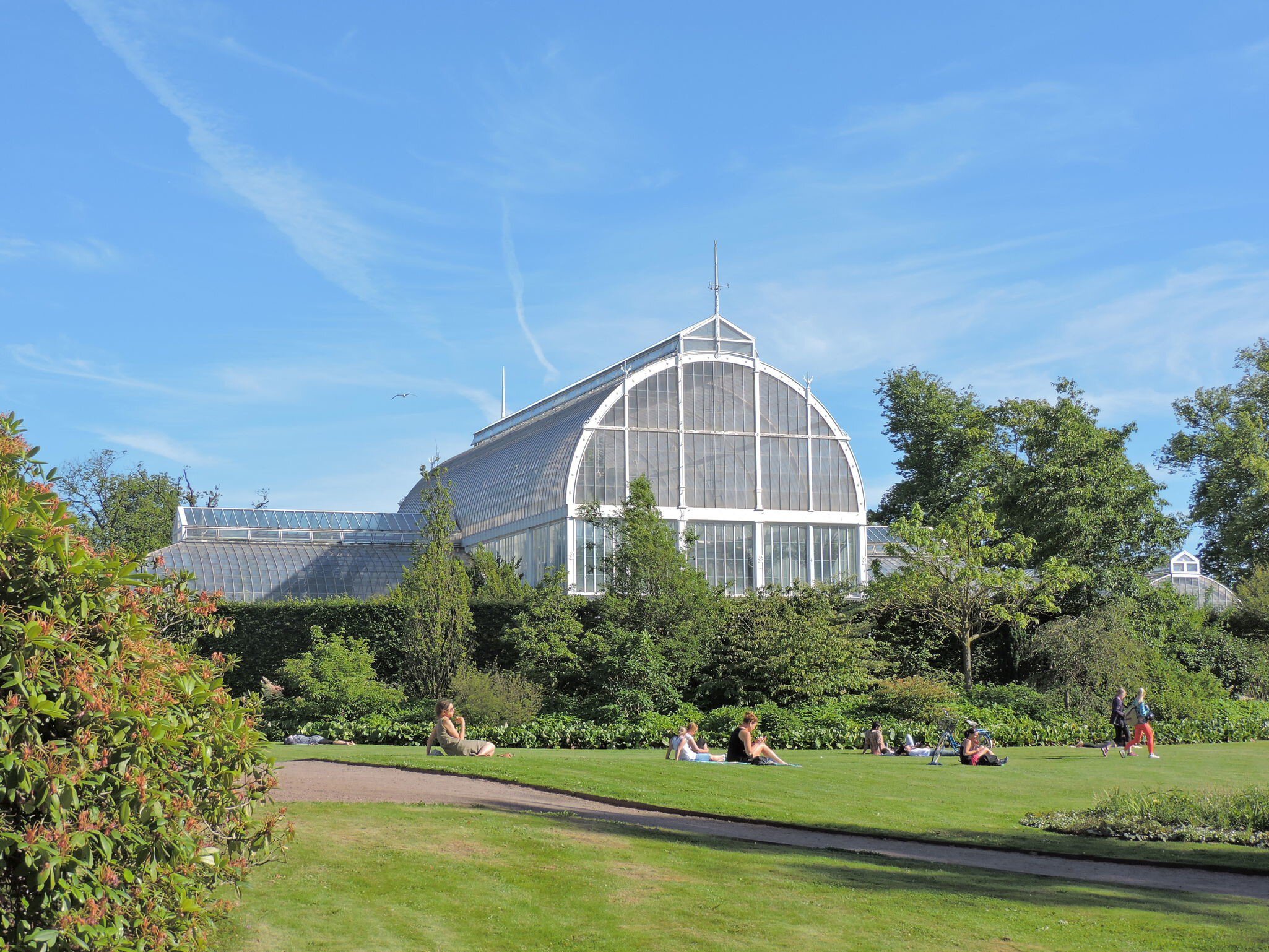 Gothenburg - Sweden. June 30, 2016: A sunny day at the wonderful park Gothenburg garden society. Swedish name is "Trädgårdsföreningen".