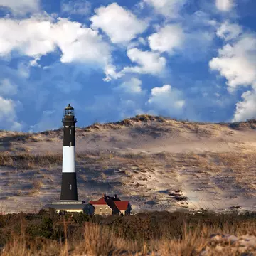 Fire Island Lighthouse taken at Fire Island National Seashore, Long Island, New York
Horizontal Recreational Pursuit Tower Window Lighthouse Blue Sky Landscape Horizon Sand Dune New York State Scenics Long Island Copy Space Fire Island National Seashore No People Leisure Activity Photography Lookout Tower Horizon Over Land Fire Island Lighthouse