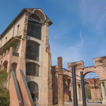 April 9, 2014: the outside of Castello di Rivoli castle.