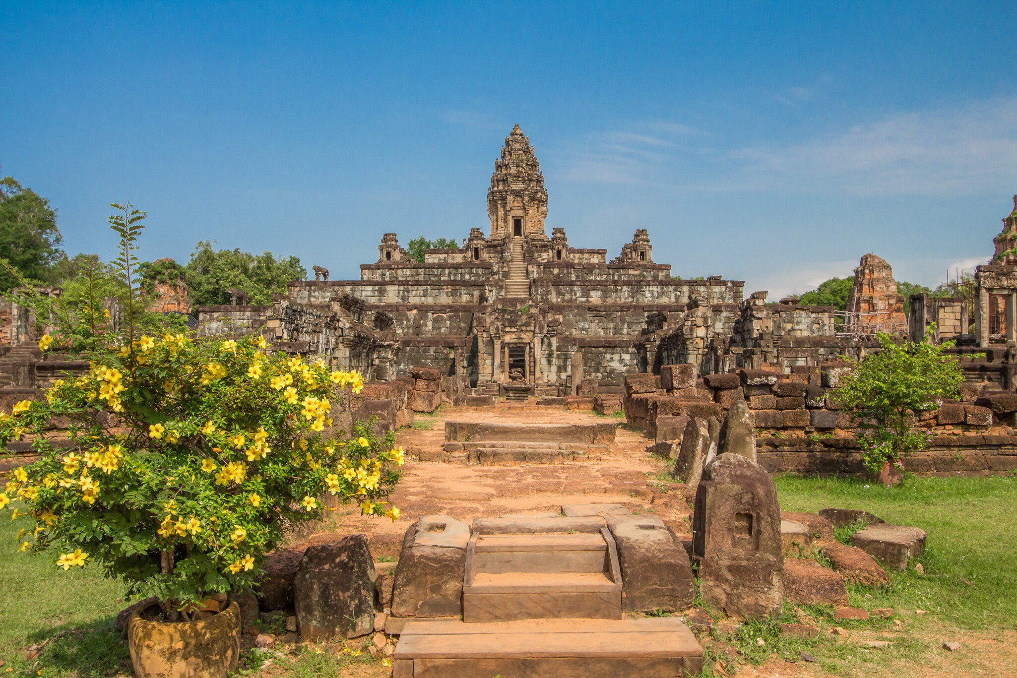 Bakong Temple in Cambodia.