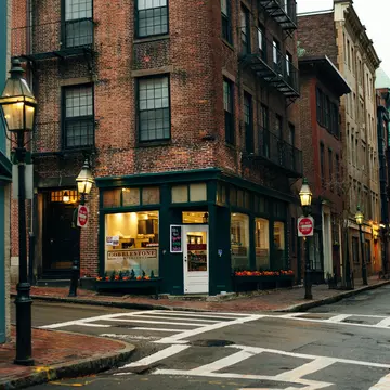 Beacon Hill's historic brick buildings. Brester Irina/Shutterstock