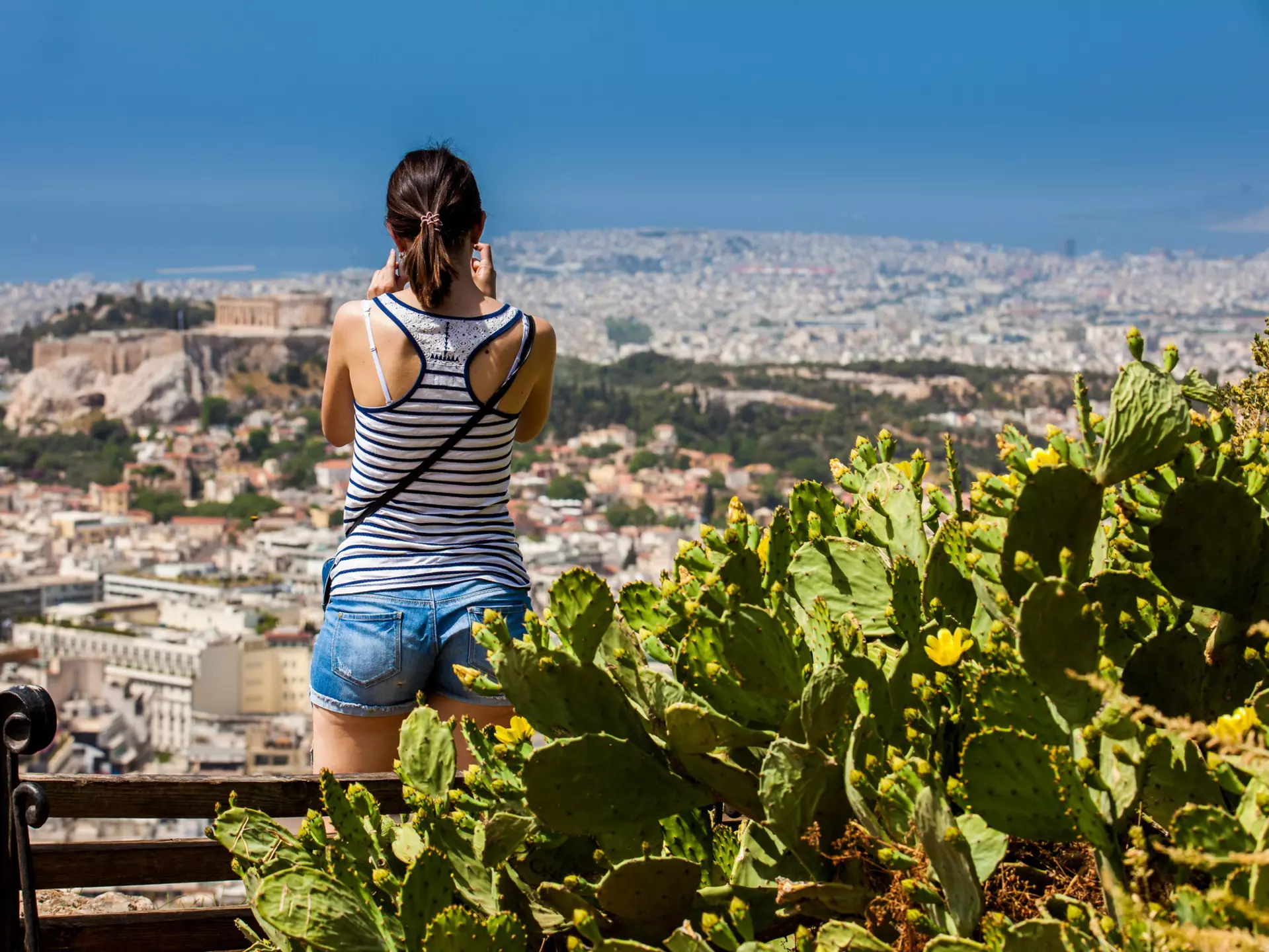 View of Athens from Mt Lycabettus