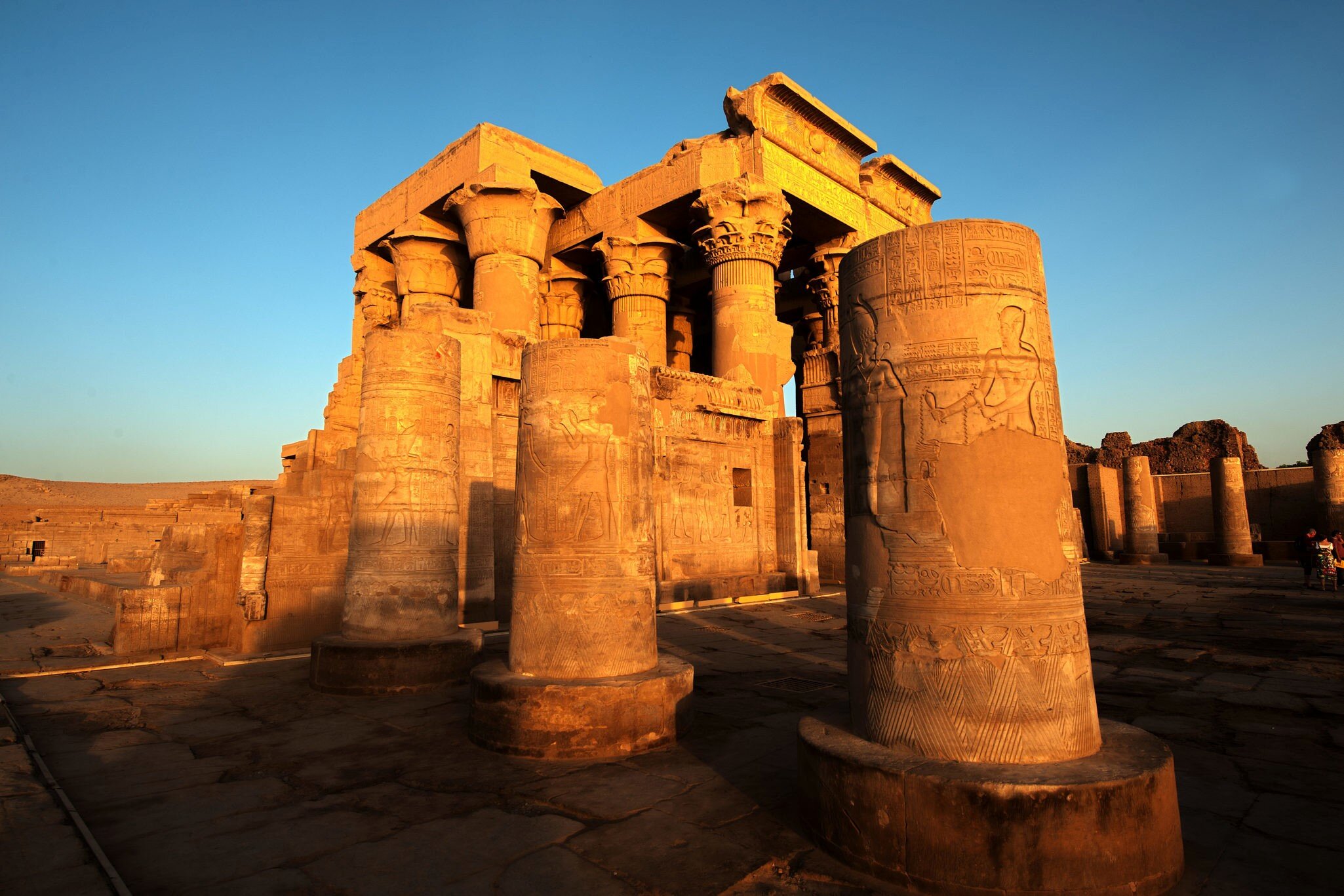 Kom ombo temple in Egypt.
