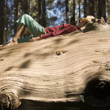 A good routine will aid you in sleeping well wherever you bed down. Doug Marshall / Getty Images