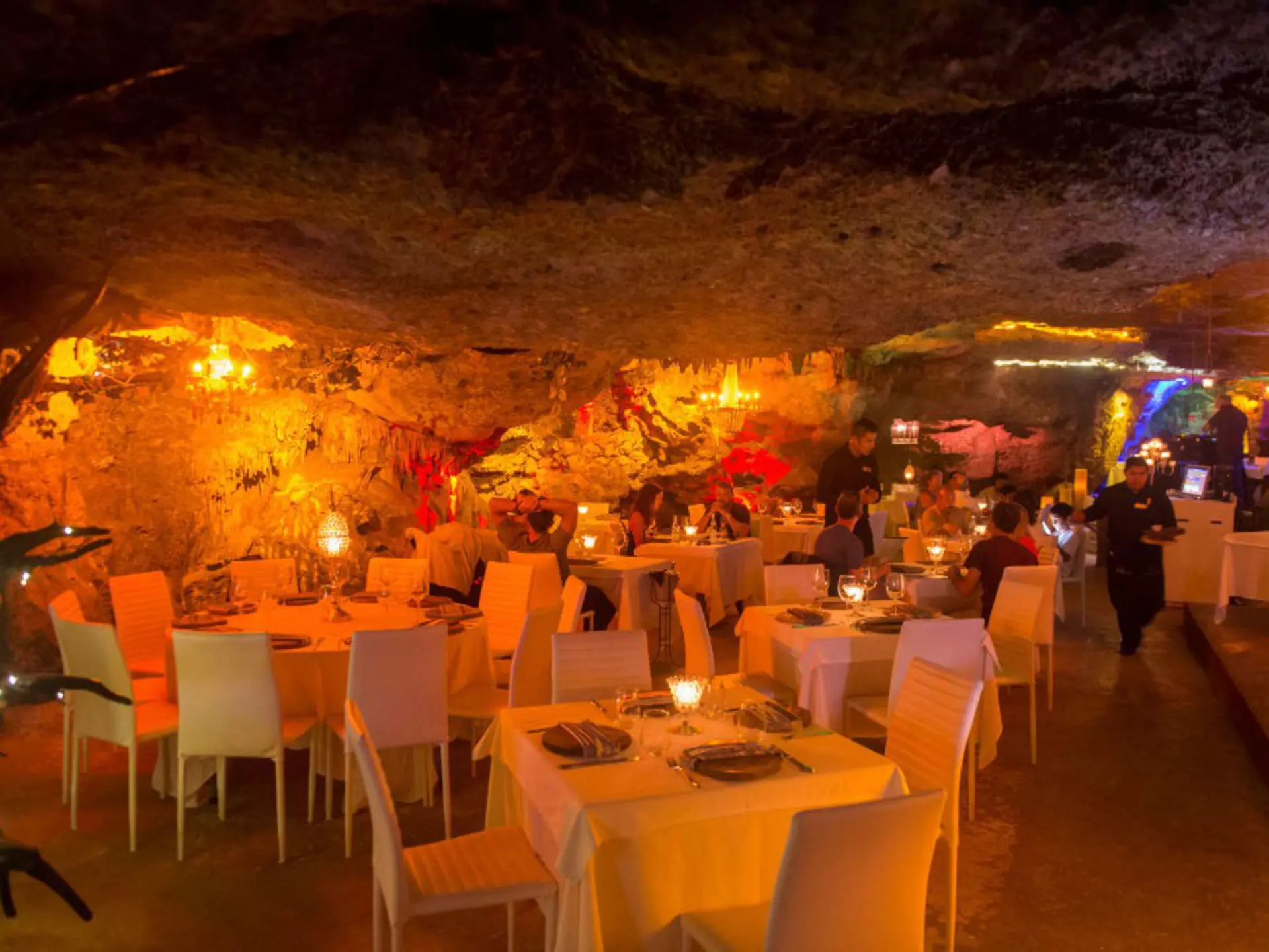 The Alux cavern restaurant in Playa del Carmen