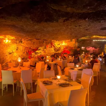 The Alux cavern restaurant in Playa del Carmen