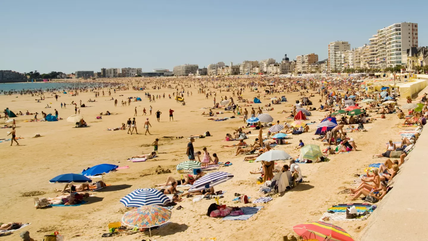 The beaches of  Les Sables d’Olonne in the Vendée bask in plenty of sunshine year-round © Getty Images