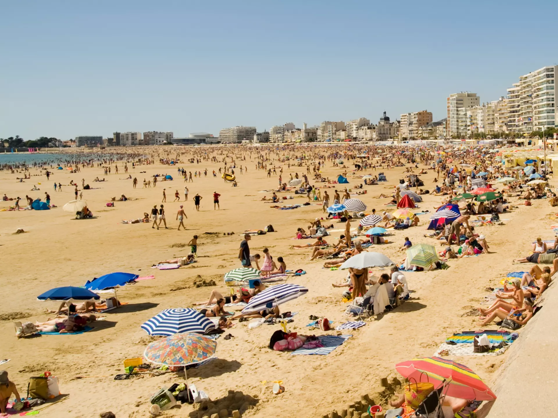 The beaches of  Les Sables d’Olonne in the Vendée bask in plenty of sunshine year-round © Getty Images