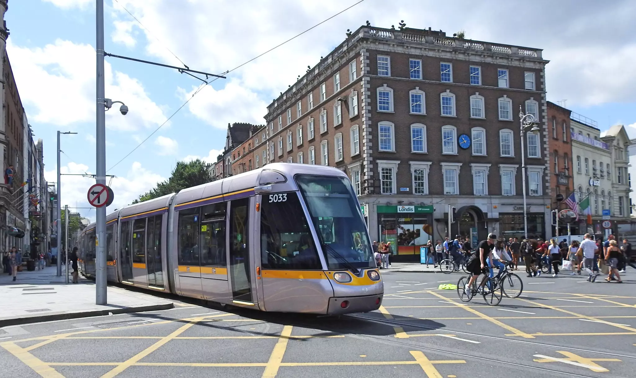 The Luas light rail is a popular way of getting around Dublin © Derick Hudson / Shutterstock