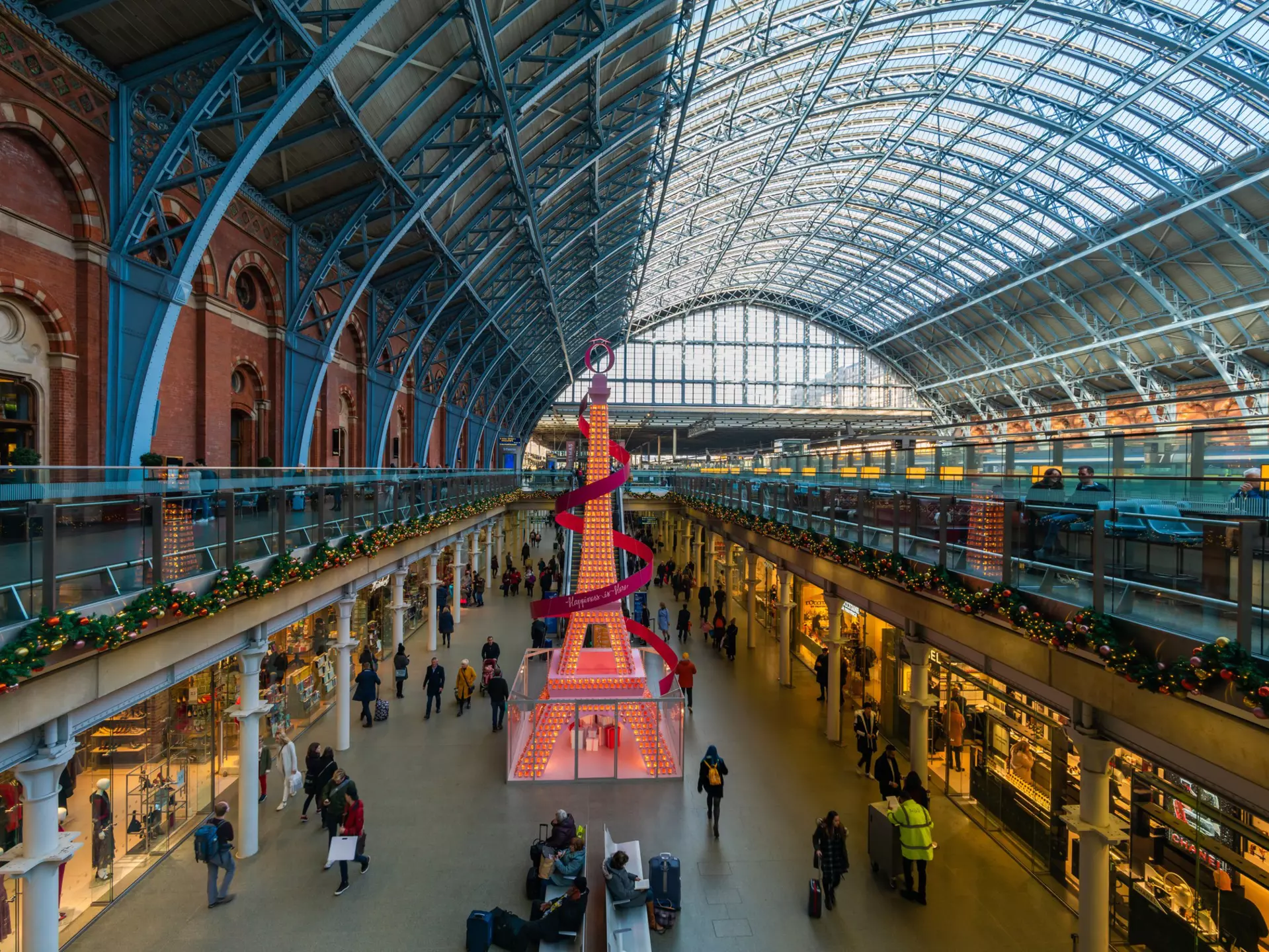 Catch the Eurostar from London's St Pancras International station. BBA Photography/Shutterstock